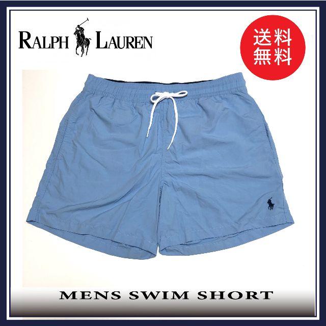 POLO RALPH LAUREN(ポロラルフローレン)の新品 ポロ ラルフローレン ポニー スイム ショーツ 水着 M 青 P026 メンズの水着/浴衣(水着)の商品写真