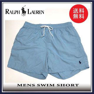 ポロラルフローレン(POLO RALPH LAUREN)の新品 ポロ ラルフローレン ポニー スイム ショーツ 水着 L 青 P028(水着)