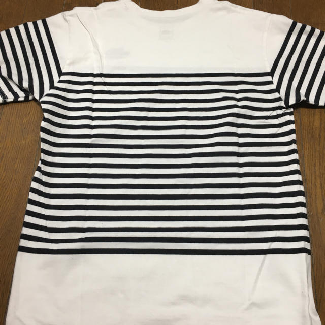 THE NORTH FACE(ザノースフェイス)のボーダー Tシャツ ノースフェイス ホワイト S ユニセックス メンズのトップス(Tシャツ/カットソー(半袖/袖なし))の商品写真