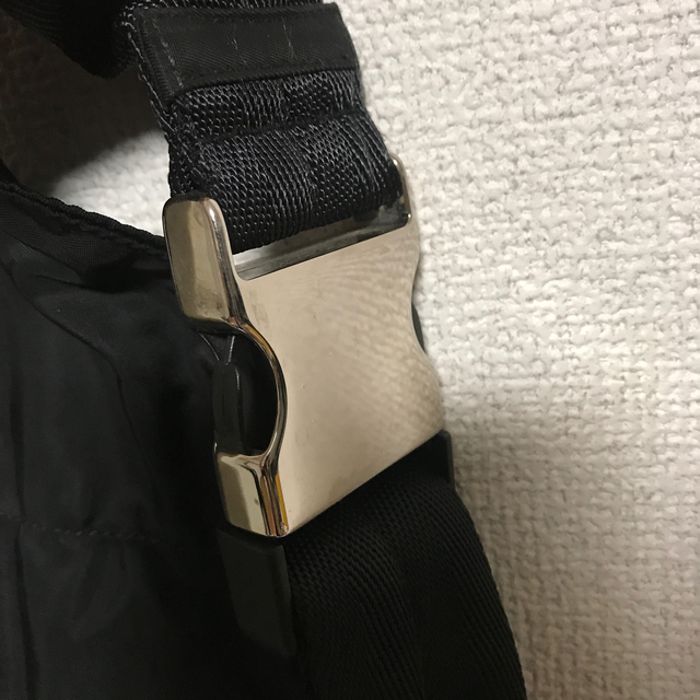 PRADA(プラダ)の正規品 プラダ ウエストポーチ 黒 ブラック メンズのバッグ(ウエストポーチ)の商品写真