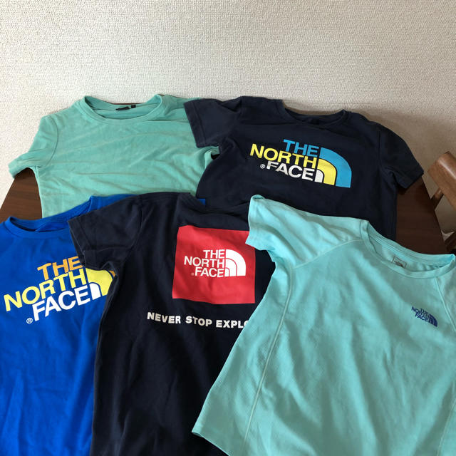 THE NORTH FACE   130Tシャツ５枚セット