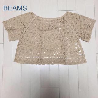 ビームス(BEAMS)のレーストップス 送料込(カットソー(半袖/袖なし))