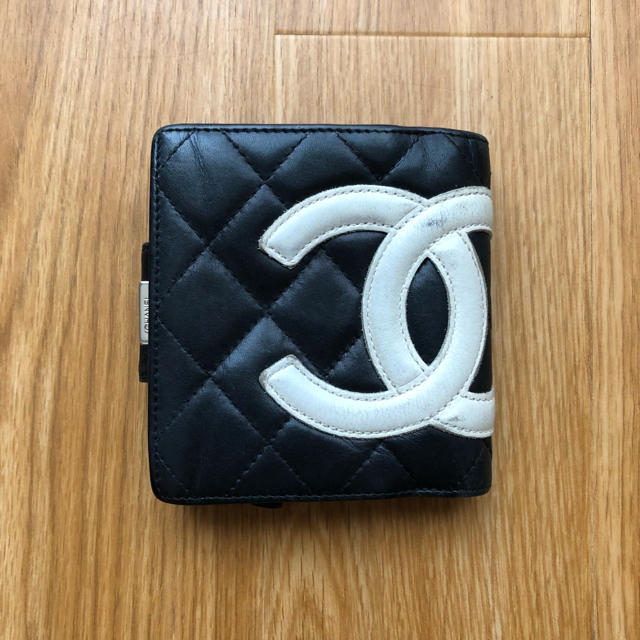 CHANEL(シャネル)の値下げしました☆CHANEL 財布 カンボンライン 黒 箱無し レディースのファッション小物(財布)の商品写真