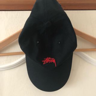 ステューシー(STUSSY)のステューシー STUUSY 黒 キャップ(キャップ)