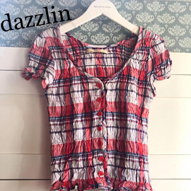 dazzlin(ダズリン)のdazzlin ダズリン チェック シャーリング カットソー レディースのトップス(カットソー(半袖/袖なし))の商品写真