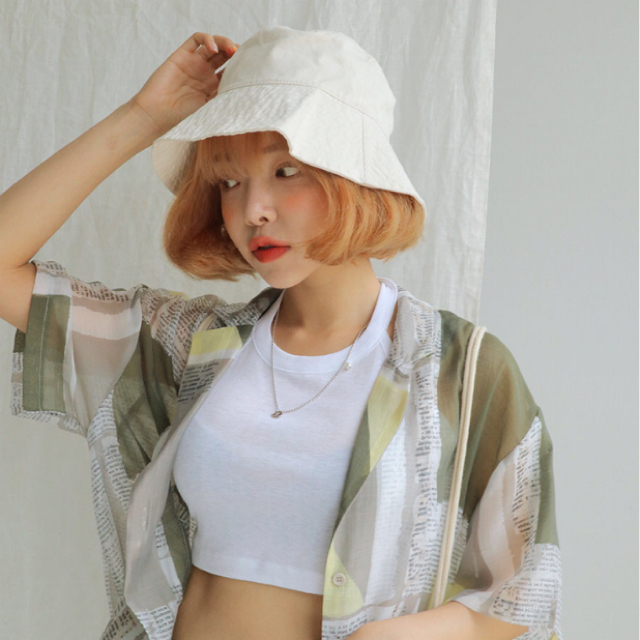 STYLENANDA(スタイルナンダ)のSTYLENANDA ベーシック無地バケットハット  レディースの帽子(ハット)の商品写真