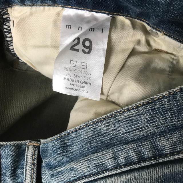 mnml M34 Stretch Denim 29インチ メンズのパンツ(デニム/ジーンズ)の商品写真