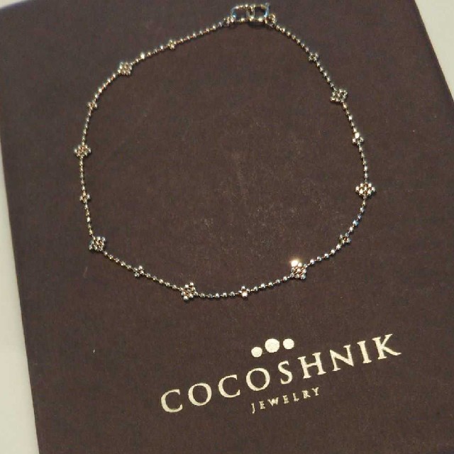 COCOSHNIK - ココシュニック K10 ブレスレット 18㎝ 美品 ダイヤ ゴールドビーズの通販 by ごっちん's shop｜ココ