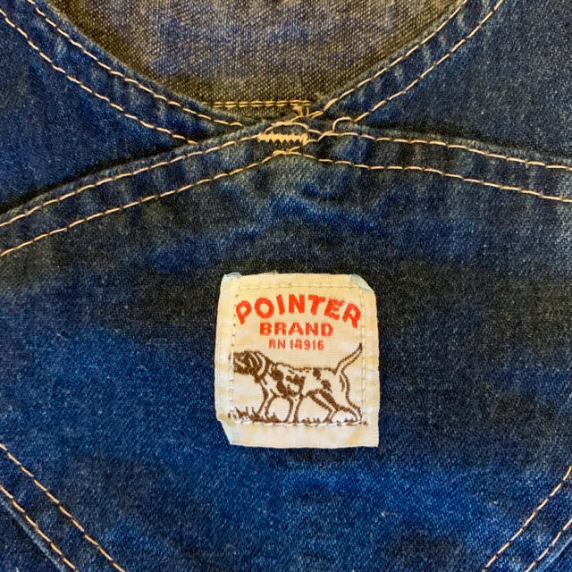 POINTER(ポインター)の【ズッキーニ様専用】ポインター デニム サロペットジャンパースカート☆USED レディースのパンツ(サロペット/オーバーオール)の商品写真