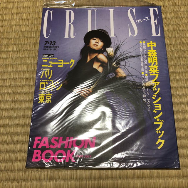 希少)CRUISE クルーズ―中森明菜ファッション・ブック+nikita.wp