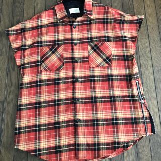 FEAR OF GOD ssense限定 Sleevless Flannel S