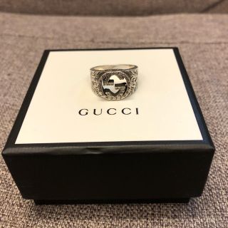 グッチ(Gucci)のGUCCI インターロッキング リング 燻(リング(指輪))