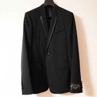 ディオールオム(DIOR HOMME)のChristian Dior ATELIER tuxedo jacket 44(テーラードジャケット)