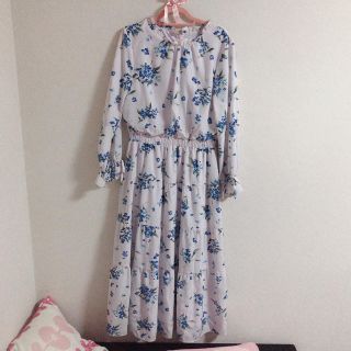 ミッシュマッシュ(MISCH MASCH)のミッシュマッシュ♡新品♡ロング丈シフォンワンピース(ロングワンピース/マキシワンピース)