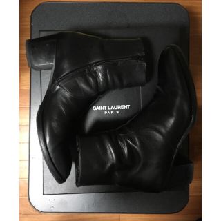 サンローラン(Saint Laurent)のエディ期 希少モデル 6cmヒールブーツ(ブーツ)