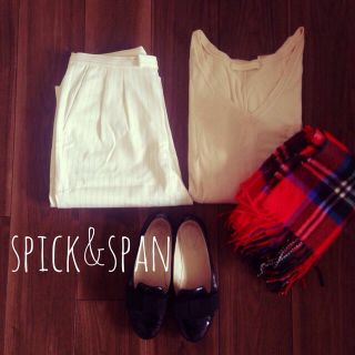 スピックアンドスパン(Spick & Span)のspick&span ストライプパンツ(カジュアルパンツ)