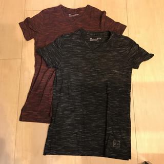 アンダーアーマー(UNDER ARMOUR)のアンダーアーマー Tシャツ 2枚セット  美品(Tシャツ/カットソー(半袖/袖なし))