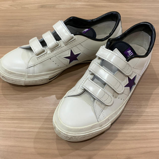 CONVERSE - 日本製 コンバース ワンスター ベルクロ 白×紫 の通販 by ...