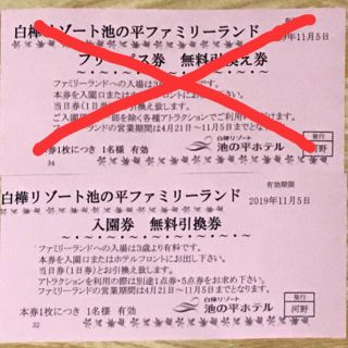 池の平ファミリーランド入園券＆クーポン(遊園地/テーマパーク)