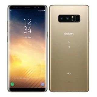 ギャラクシー(galaxxxy)の新品 au GalaxyNote8 SCV37 MapleGold(809-2)(スマートフォン本体)