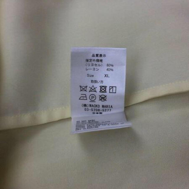 WACKO MARIA(ワコマリア)のワコマリア  オープンカラーシャツ FIRE XL 半袖　開襟　大ボタン メンズのトップス(シャツ)の商品写真