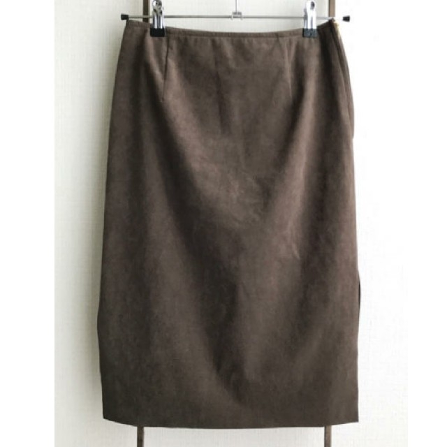 Noble(ノーブル)の【noble】フェイクスエードタイトスカート34 レディースのスカート(ひざ丈スカート)の商品写真