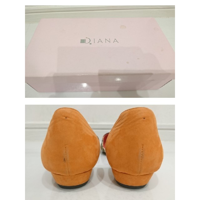 DIANA(ダイアナ)のDIANA ダイアナ フラット シューズ サンダル パンプス 花柄 レディースの靴/シューズ(ハイヒール/パンプス)の商品写真