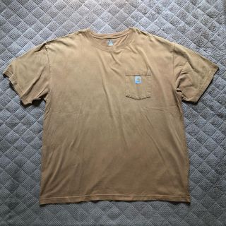 カーハート(carhartt)のカーハート ★vintage★古着★Tシャツ★ビッグシャツ★シャツワンピ★ポケT(Tシャツ/カットソー(半袖/袖なし))