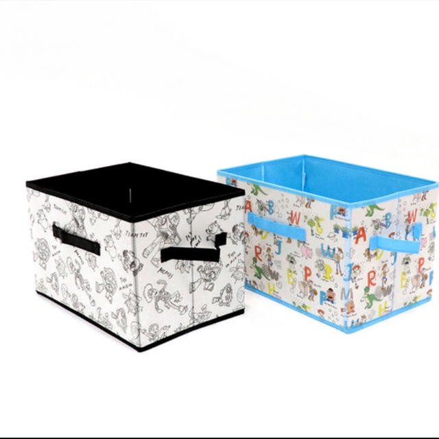 3COINS(スリーコインズ)のラスト1セット 完売 入手困難 スリーコインズ トイストーリー 収納ボックス  エンタメ/ホビーのおもちゃ/ぬいぐるみ(キャラクターグッズ)の商品写真