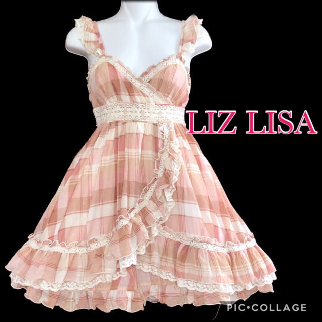 LIZ LISA(リズリサ)のリズリサ  カシュクールデザインミニワンピ レディースのワンピース(ミニワンピース)の商品写真