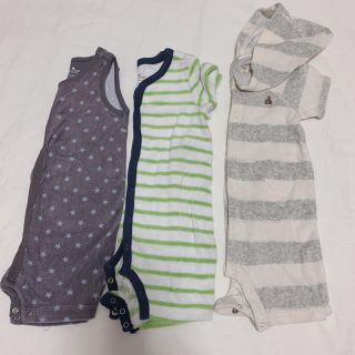 ベビーギャップ(babyGAP)のgap タオル地ロンパース セット(ロンパース)