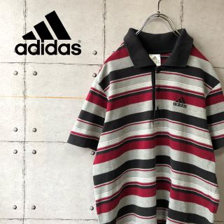 アディダス(adidas)の【激レア】 adidas アディダス マルチボーダー ボーダー ポロシャツ(ポロシャツ)