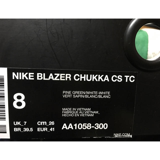 NIKE(ナイキ)のNIKE BLAZER CHUKKA CS TC 26cm メンズの靴/シューズ(スニーカー)の商品写真