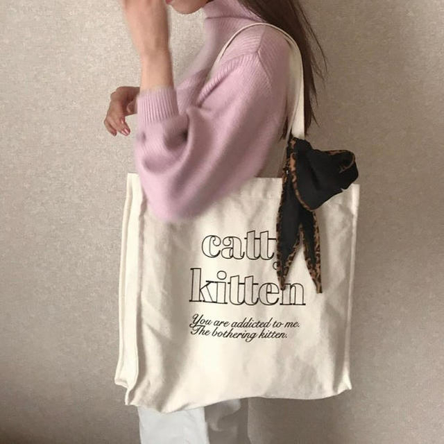 catty kitten トートバッグの通販 by .shop｜ラクマ