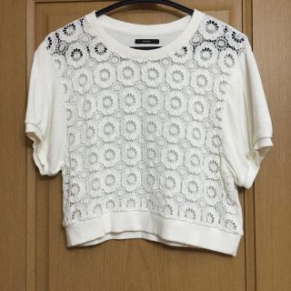 エモダ(EMODA)のEMODA フラワーレーストップス(Tシャツ(半袖/袖なし))