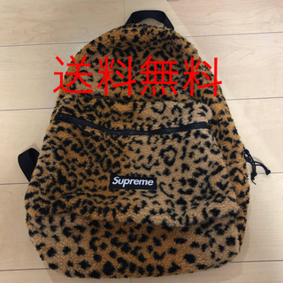 シュプリーム(Supreme)のsupreme backpack レオパード ボア(バッグパック/リュック)