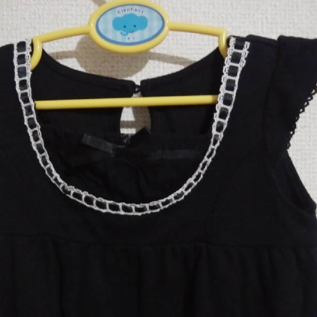 anyFAM(エニィファム)のフォーマルワンピース90 ブラック キッズ/ベビー/マタニティのキッズ服女の子用(90cm~)(ドレス/フォーマル)の商品写真