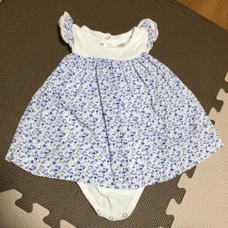 プチバトー(PETIT BATEAU)のプチバトー 花柄ワンピース(ワンピース)