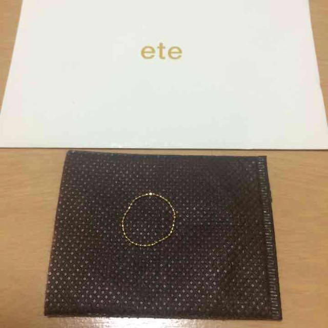 ete(エテ)のete ボールチェーンリング K10YG レディースのアクセサリー(リング(指輪))の商品写真