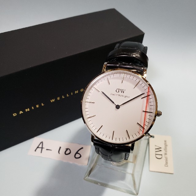 Daniel Wellington(ダニエルウェリントン)のA-106新品36mm❤ダニエルウェリントン(白)メンズ♥激安価格♥送料無料❤ メンズの時計(腕時計(アナログ))の商品写真