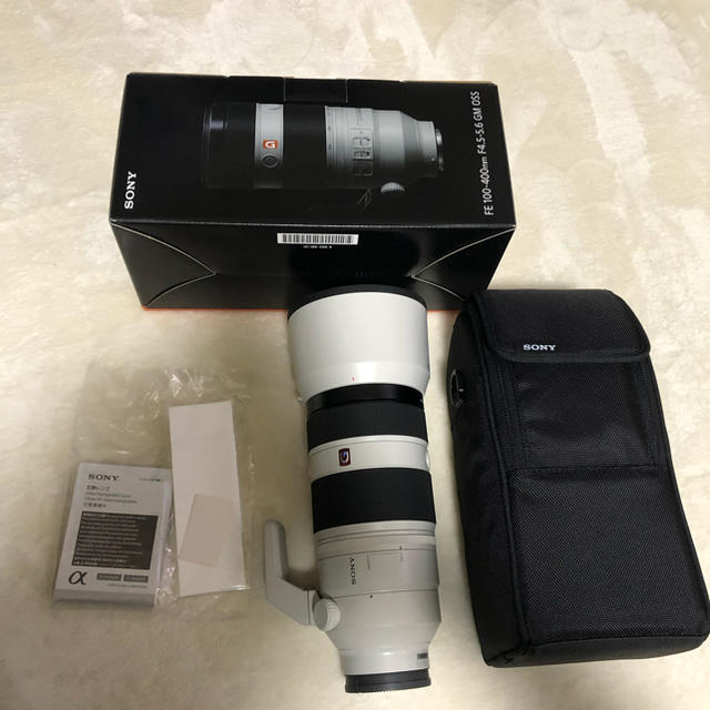 公式】 SONY - SONY SEL100400GM 望遠レンズ フィルター付き レンズ