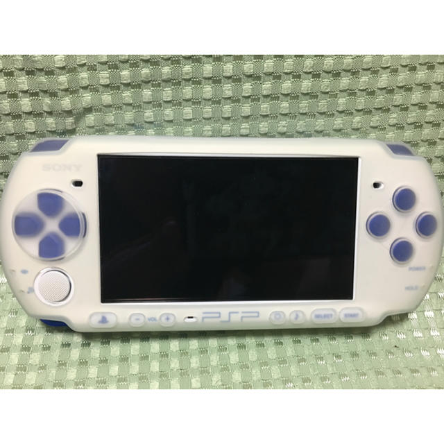 PSP モンハン3 新米ハンターズパック ホワイト/ブルー 16GBバッテリ新品