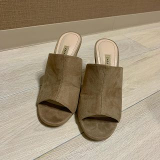 ザラ(ZARA)のZARA クリアヒールサンダル36(サンダル)