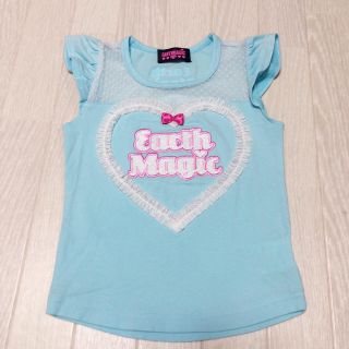 アースマジック(EARTHMAGIC)のシースルーレースハートTシャツ♡(Tシャツ/カットソー)