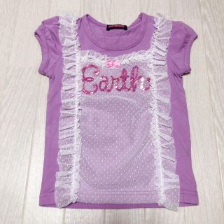 アースマジック(EARTHMAGIC)のスパンコールロゴTシャツ♡(Tシャツ/カットソー)