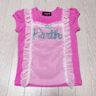 アースマジック(EARTHMAGIC)のスパンコールロゴTシャツ♡(Tシャツ/カットソー)