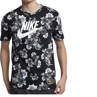 ナイキ(NIKE)のナイキ メンズ S 半袖 Tシャツ シャツ ボタニカル 花柄 新品(Tシャツ/カットソー(半袖/袖なし))