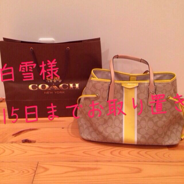 COACH(コーチ)の早い者勝ち！コーチ トートバック レディースのバッグ(トートバッグ)の商品写真