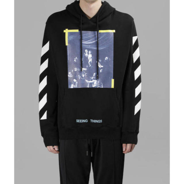 OFF-WHITE - 本物 ☆ 正規品 off-white スウェット パーカー tシャツ