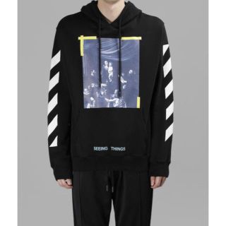 オフホワイト(OFF-WHITE)の本物 ★ 正規品 off-white スウェット パーカー tシャツbagcap(パーカー)